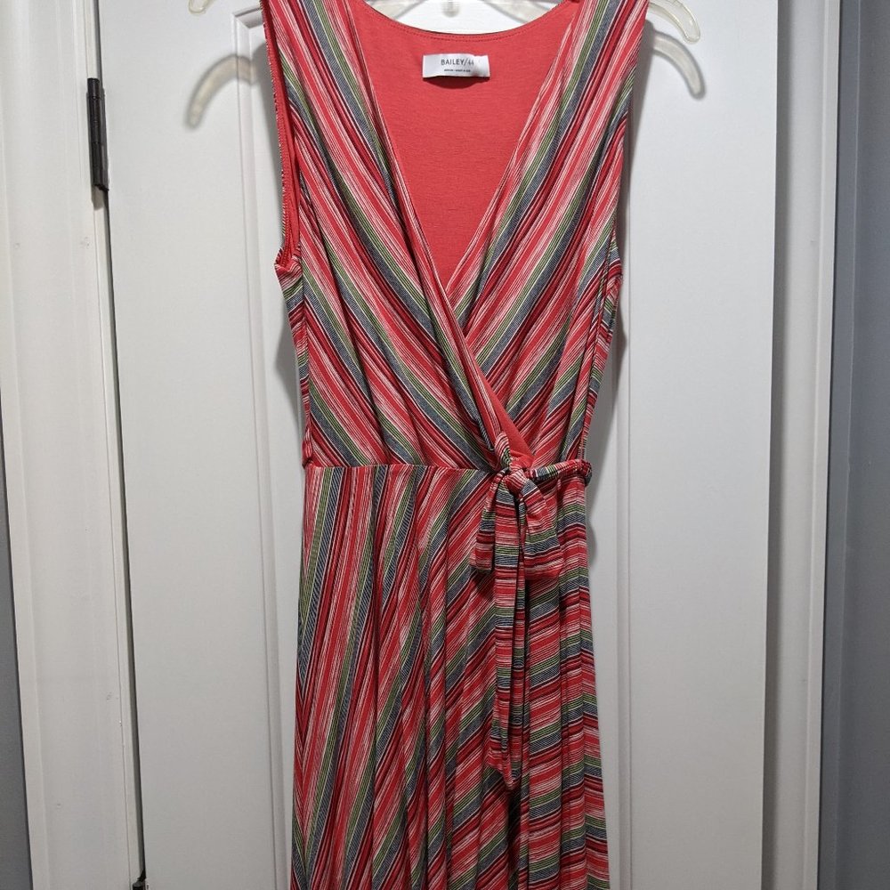 Anthropologie Bailey 44 Striped Sleeveless Dress M
